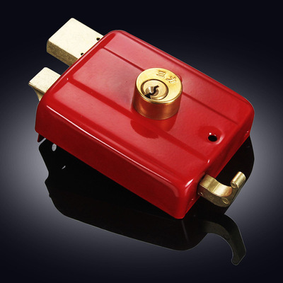 顾瑞新款木门外装铜门机械门锁