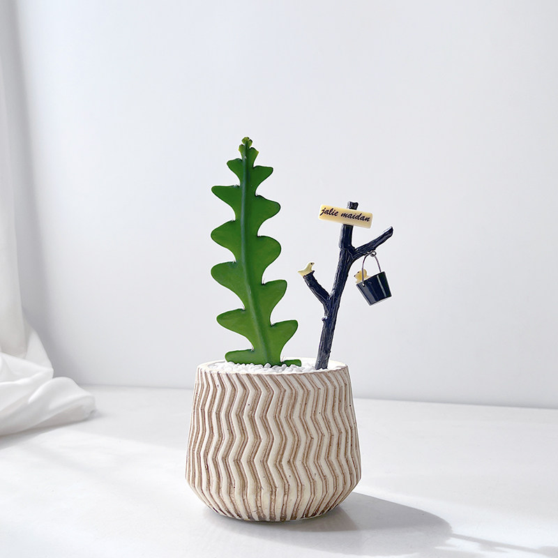 网红情绪解压ins风绿植i鱼骨令箭稀有品种多肉植物仙人掌室内盆栽