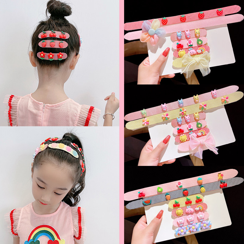 后脑勺儿童碎发神器刘海贴发箍宝宝女童发帖小女孩魔术贴头饰发饰