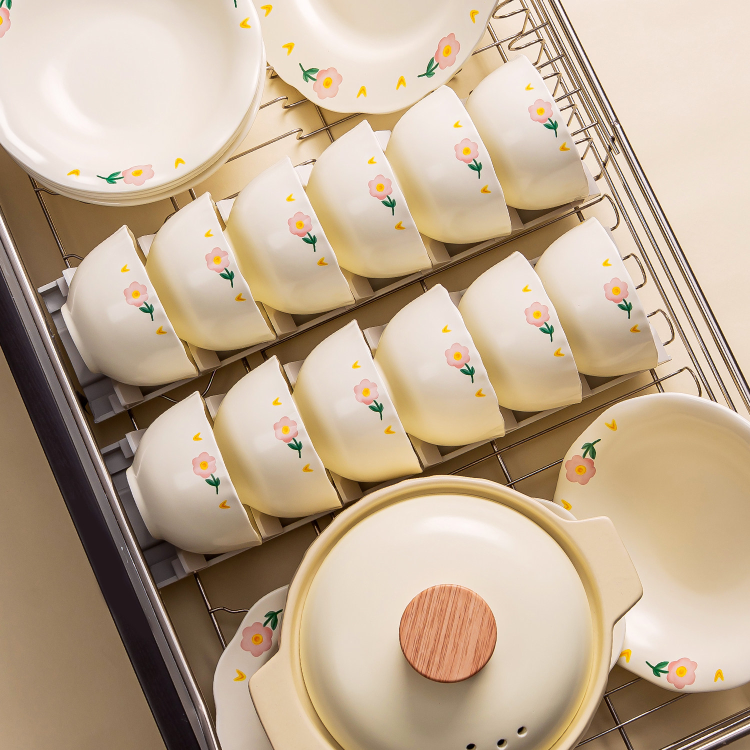 碗家用2025新款高颜值陶瓷餐具套装乔迁新居釉下彩碗碟碗筷组合,餐饮具,碗,淘宝优惠券,粉丝福利购,淘宝优惠卷