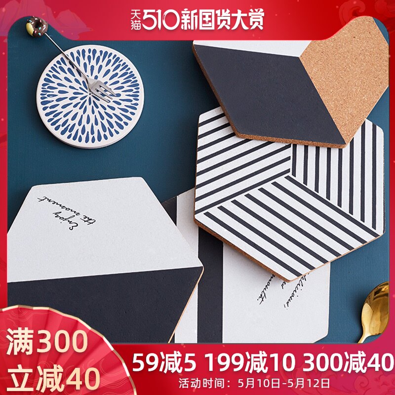 	thiết bị nhà bếp canzy	 Đế lót ly hình học sáng tạo bí ẩn, miếng lót nồi và miếng lót bát, miếng lót cách nhiệt chống bỏng đơn giản không đều, miếng lót bát đĩa chống trượt thiet bi bep nha hang thiết bị nhà bếp