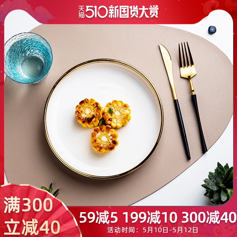 mặt đá bàn bếp Thảm trải bàn bằng da phong cách bí ẩn, thảm cách nhiệt, thảm lót bàn, chống thấm nước, chống dầu, chống trượt, thảm rau không đều, thảm thực phẩm phương Tây thiết bị bếp hafele 	thiết bị nhà bếp eurosun	