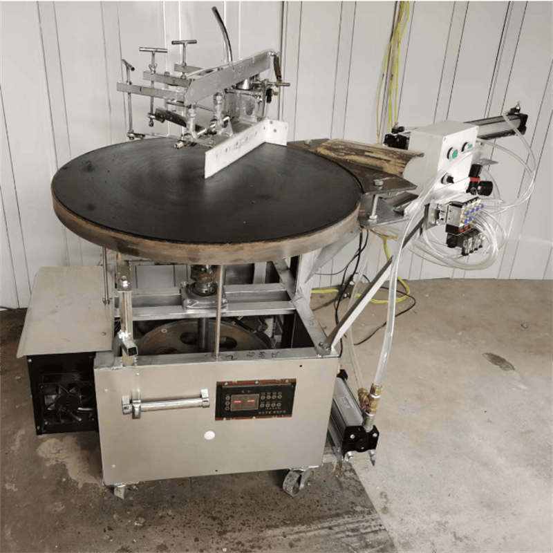 全自动煎饼机商用大型台式煎饼鏊子山东仿手工大煎饼加工设备电磁