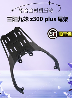 适用sym三阳巡弋九妹z300尾架plus后货架哈士奇300尾箱铝合金尾翼