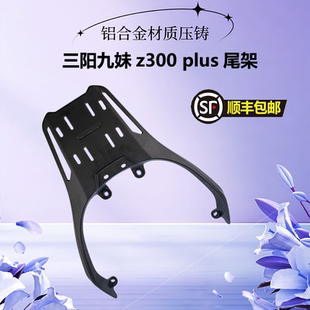 适用sym三阳巡弋九妹z300尾架plus后货架哈士奇300尾箱铝合金尾翼