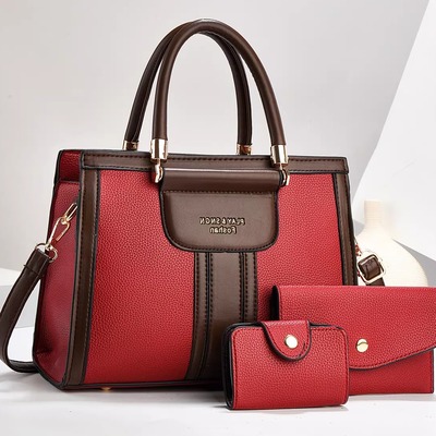 Women's Bag 2022 Embroidered Large Capacity Shoulder Handbag