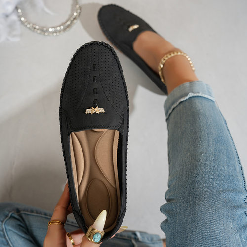 Ladies summer flat shoes Large size 42 women PU Loafers 女鞋