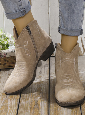 2024ladies winter fashion shoes for women short boots autumn