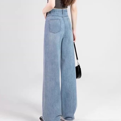 plus size jeans women long pants big size trouser 大码牛仔裤