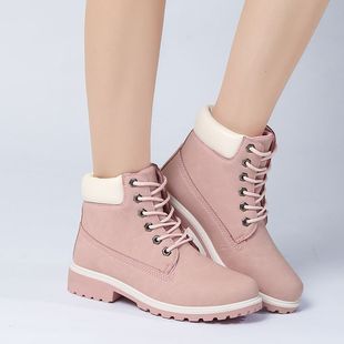 Winter boots Women s sneakers Woman Boots Fashion Round PU