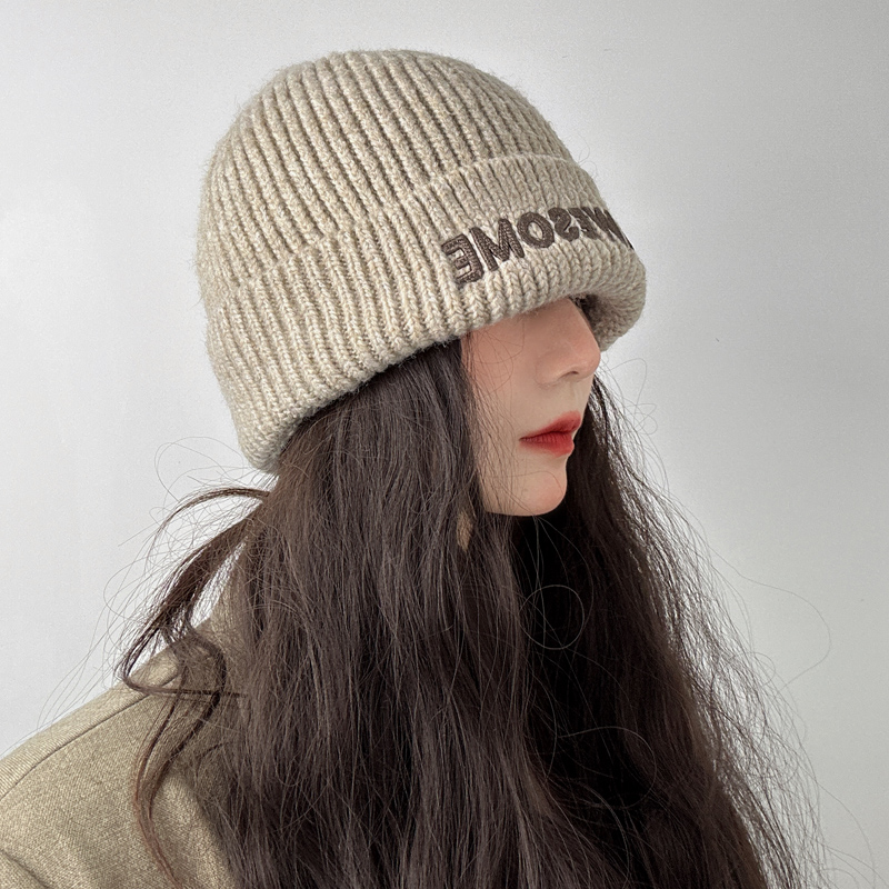 针织毛线帽时尚秋冬包头护耳保暖