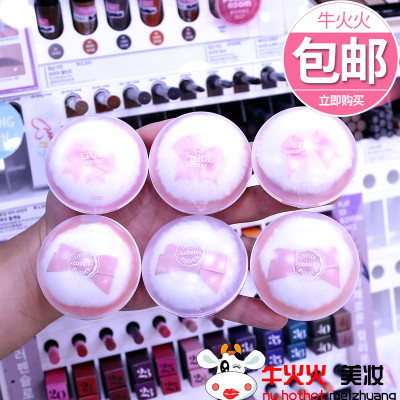 etude韩国爱丽小屋带粉扑腮红