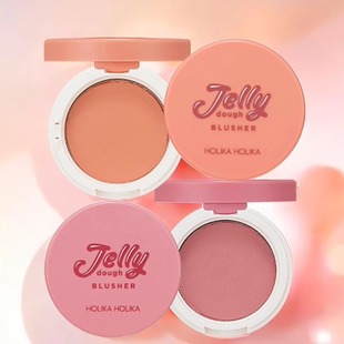 韩国holika惑丽客果冻腮红膏自然裸装细腻易上膨胀色土豆泥质地