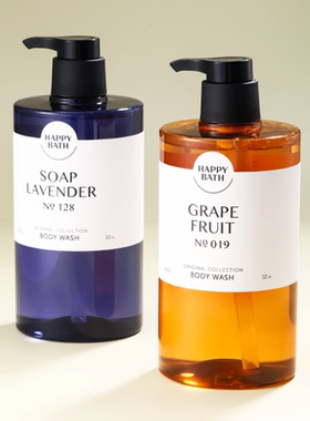 爱茉莉Happybath沐浴露乳长效保湿温和清洁滋润留香大容量910ml