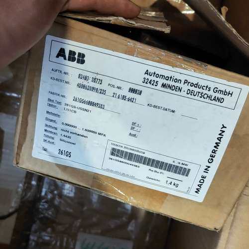 ABB压力传感261GS-USSN21未使用