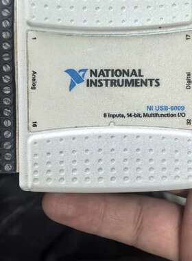 NI USB-6009数据采集卡，14位A/D转换，8路模拟