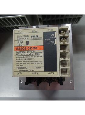 FUJI固态继电器SS502-3Z-D350A带散热器SX1-E12
