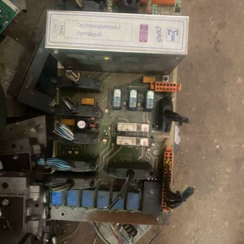 德马格注塑机技术模块，型号TMS012-T，带PCB电路板。