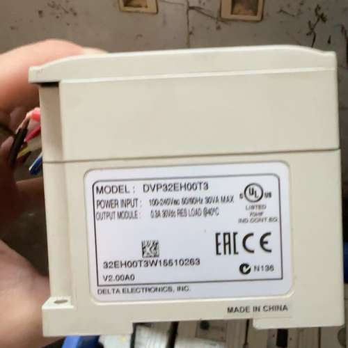 台达PLC DVP32EH00T3，拆机件，实物拍摄。功能完