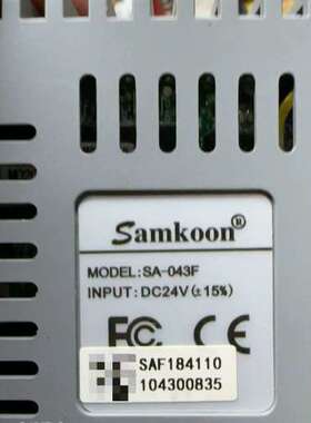 Samkoon显控触摸屏，型号SA-043F，拆机件，实物拍