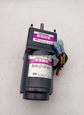 拆机韩国SPG电机S6I06GD-S12减速机S6DA20B1