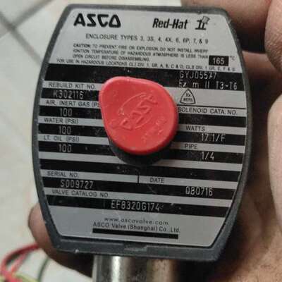 ASCO电磁阀，EF8320G174，没用过的，但没有包