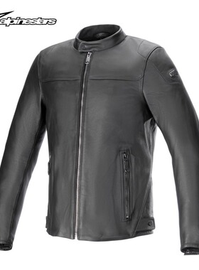 A星骑行皮衣BLACKTRACK复古牛皮皮衣机车皮夹克休闲摩托车服男