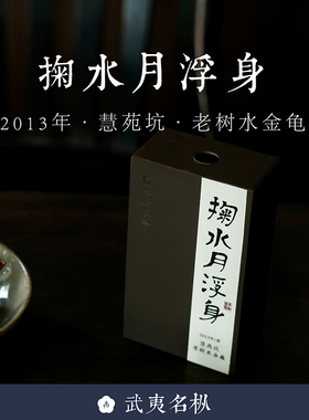 顺丰包邮 掬水月浮身 2013慧苑坑老树水金龟16g草木君岩茶