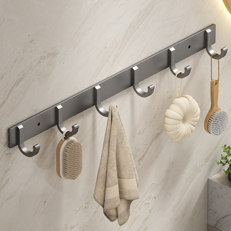 挂钩强力粘胶免打孔厨房浴室墙壁墙上门后挂架粘钩贴墙挂衣服钩子