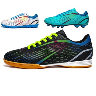 室内足球鞋IC运动鞋男童牛筋底五人制跨境儿童平底硬地跑步训练鞋