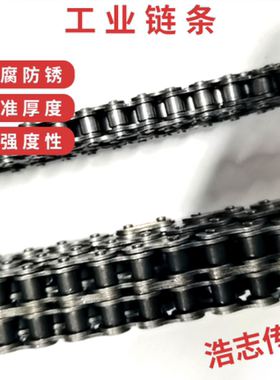 工业 链条 传动链条3分06B 4分08B 5分10A 6分12A 1寸16A单排双排
