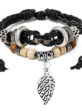 KAZANKOORI男女复古叶子手串