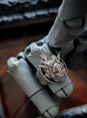 卡赞KAZANKOORI JOJO奇妙冒险石之海天气预报原创设计开口戒指