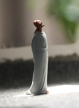 陶瓷新中式客厅书房玄关博古架