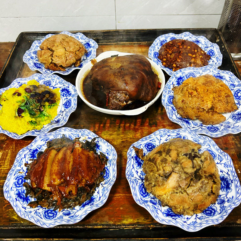 陕西八大碗蒸碗年夜饭熟食传统美食春节高端预制家宴年货大猪肘卤,零食/坚果/特产,猪肉类,淘宝优惠券,粉丝福利购,淘宝优惠卷