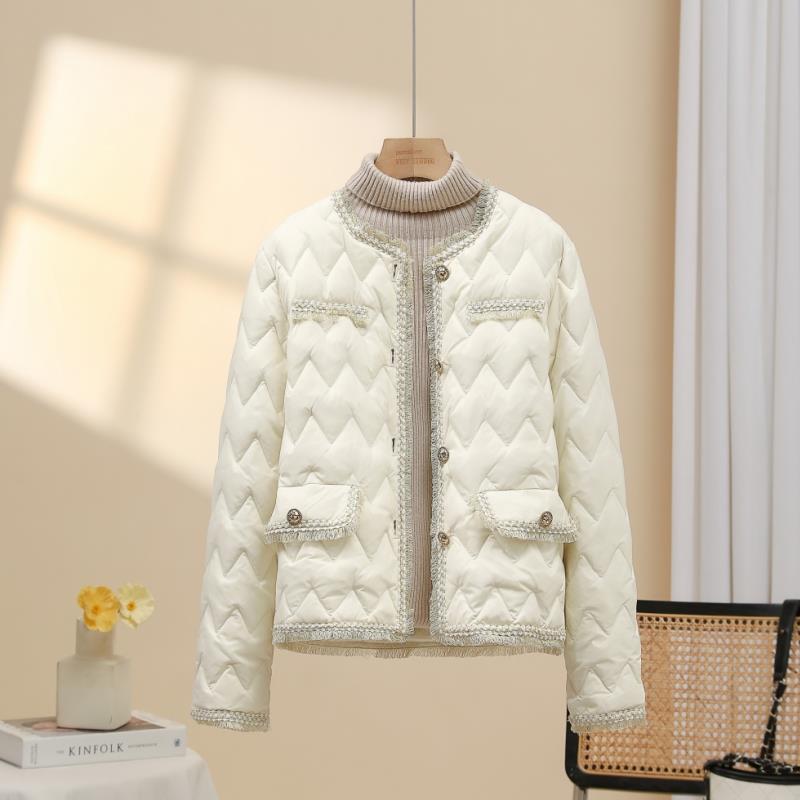 小香风羽绒服女短款2025新款时尚洋气百搭小个子薄款春秋冬季外套