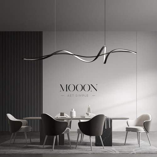 全铜意式极简饭厅吊灯现代简约饭厅灯轻奢饭厅餐桌吊灯设计师灯具