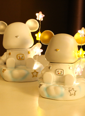 树脂夜灯房屋摆件欧式卡通