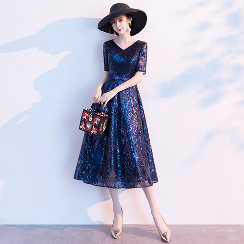 高端晚礼服女气场女王高贵晚宴