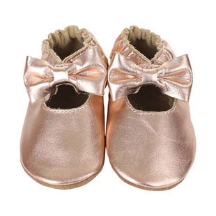 robeez美国春夏周岁公主鞋 软底透气男女玫瑰金 学步鞋 步 特价