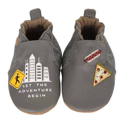 robeez美国春夏透气麂男童鞋