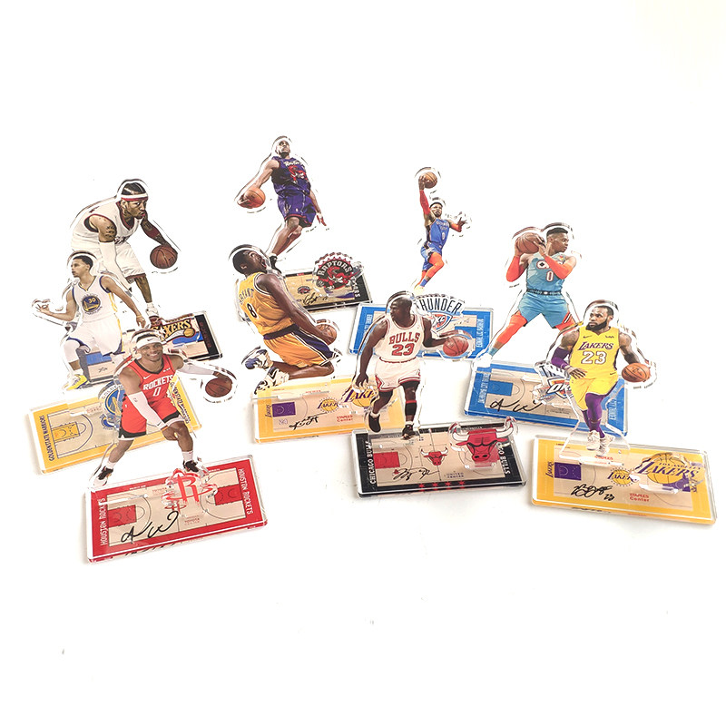 本队原创复古球员科比卡特艾弗森定制家居汽车办公篮球摆件