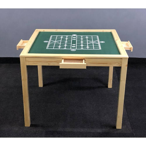 哈骆顿实木麻将桌手动折叠家用手搓麻将免安装小型麻将机棋牌桌麻