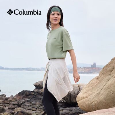 Columbia/哥伦比亚 男女户外运动T恤圆领短袖 XE9956-348