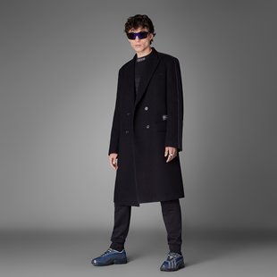 Adidas/阿迪达斯 男子三叶草 WOOL COAT 运动夹克外套 HM6467