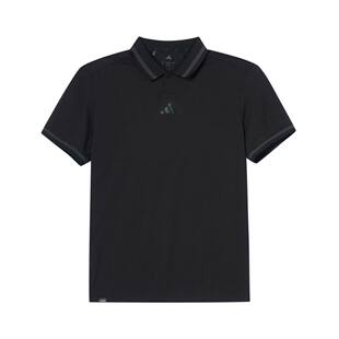 Adidas/阿迪达斯 男子高尔夫运动休闲翻领短袖T恤 JY5423