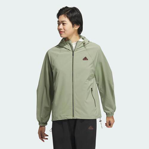 Adidas/阿迪达斯 女子 JACKET 运动休闲连帽夹克外套 JJ1129