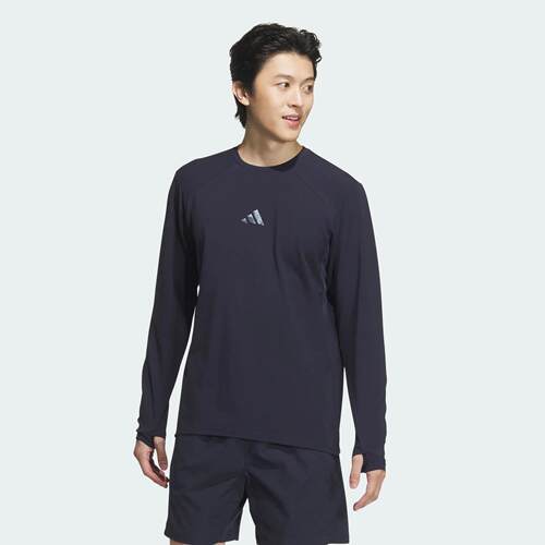 Adidas/阿迪达斯 男子 DOUBLEKNIT TOP 运动休闲圆领T恤 JM2018