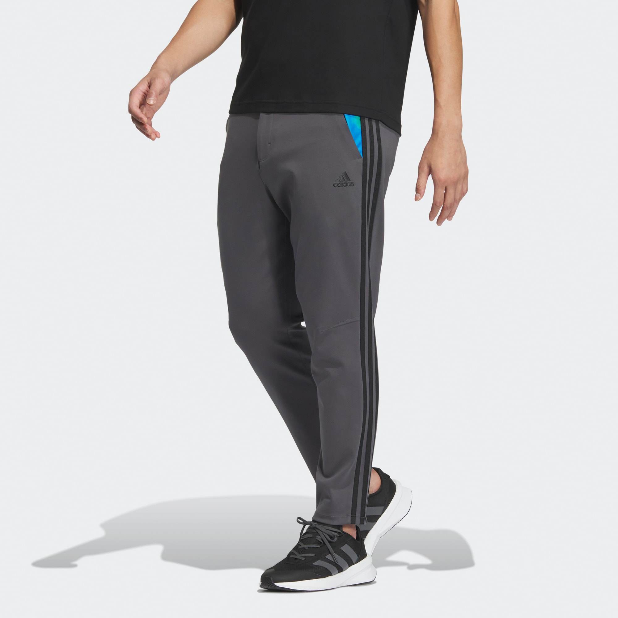 Adidas/阿迪达斯 男子艺术巨匠联名张大千系列运动九分裤 JF0795