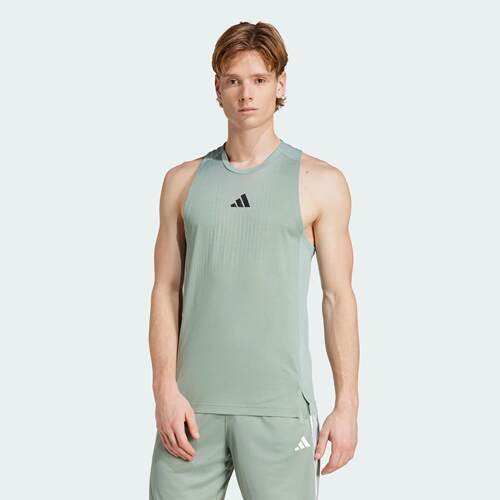 Adidas/阿迪达斯 男子 TOP 速干运动健身圆领背心 JI8201